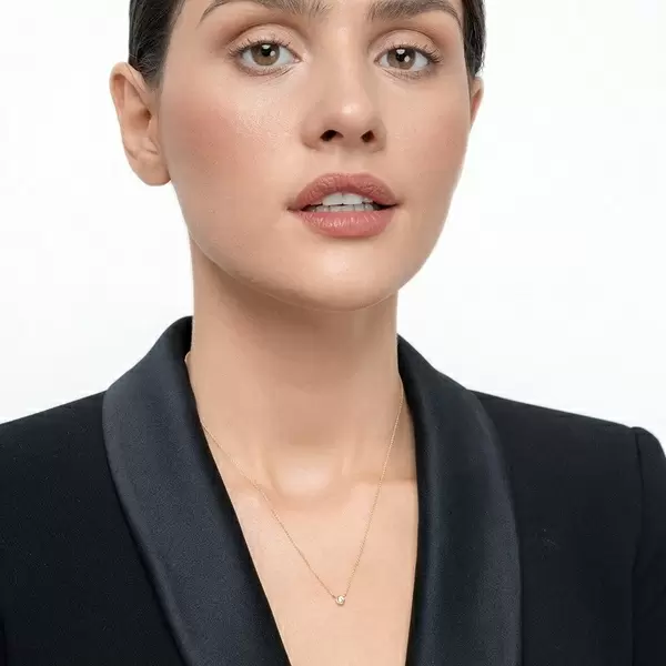 Leaf Jewelry Halskette "my first diamond", 14 K Gelbgold Online Shopping