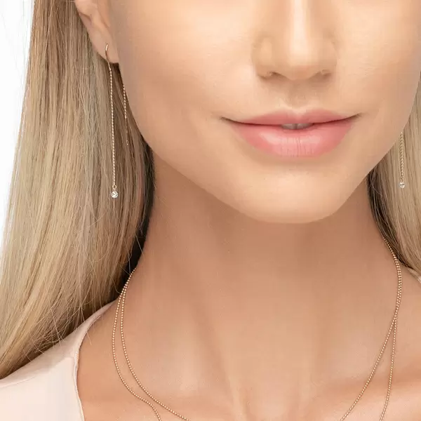 Leaf Jewelry Ohrringe Pure Ball Chain, 14 K Gelbgold Muttertagsangebot