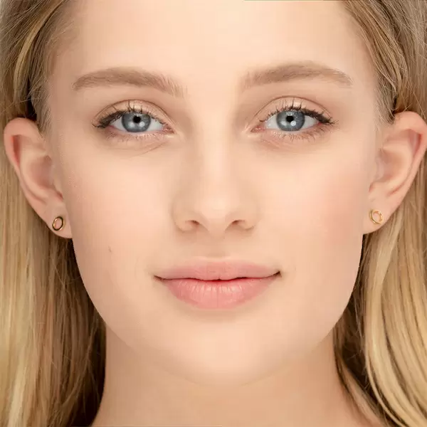 Leaf Jewelry Ohrstecker Circle, 14 K Gelbgold Bestseller