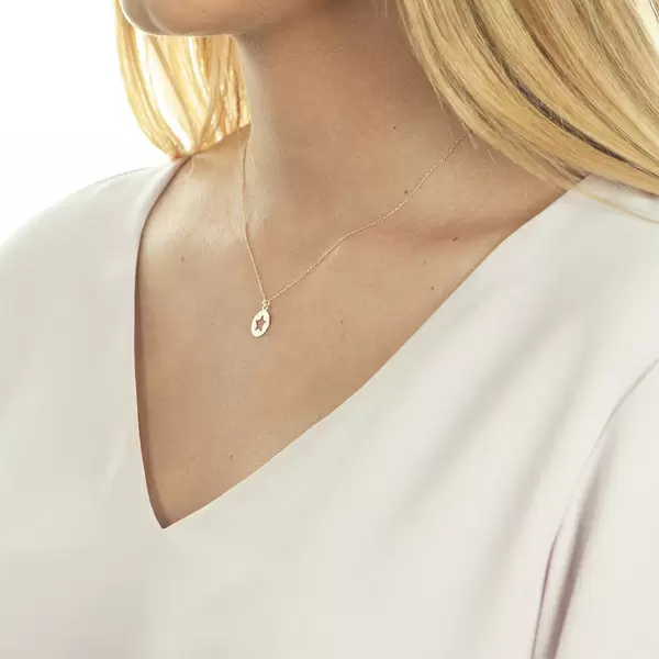 Leaf Jewelry Halskette Star, 14K Rosegold Super Sparpreis