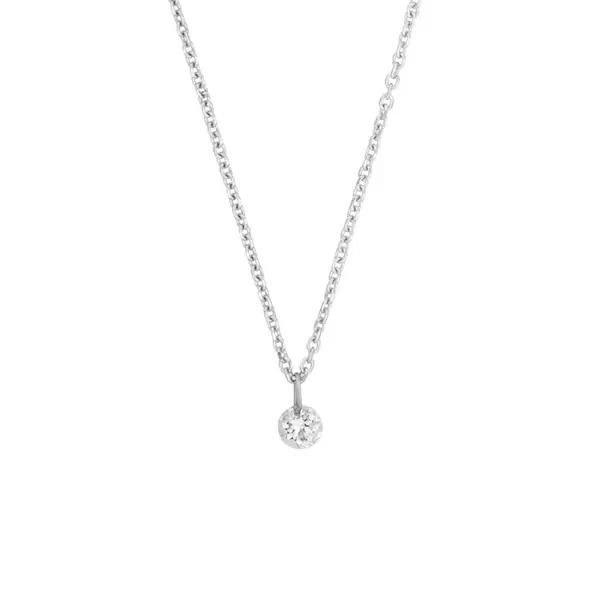 Leaf Jewelry Halskette Pure Diamant, 18 K Weißgold Zeitbegrenzte Promotion