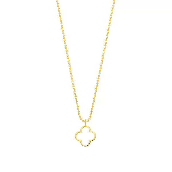 Leaf Jewelry Halskette GENTLE CLOVER, 14 K Gelbgold Riesige Rabatte