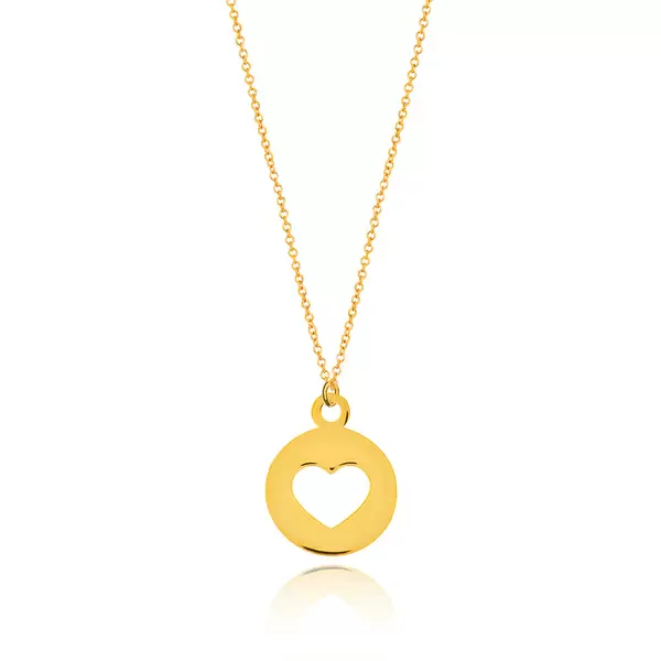 Leaf Jewelry Halskette Heart, 14 K Gelbgold Fabrikladen