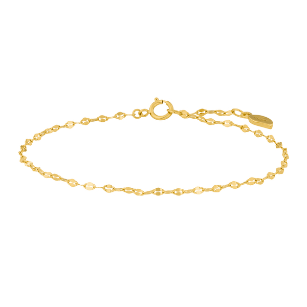 Leaf Jewelry Armkette Shiny Twist, 14K Gelbgold Black Friday Preise