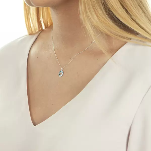 Leaf Jewelry Halskette Star, 14K Weissgold 2025