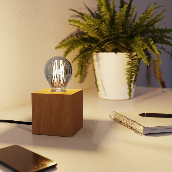 E27 LED Leuchtmittel, A60, extra warmweiß (1800 K), 7,5 W, 370lm, Rauchglas Sonderangebot der Fabrik