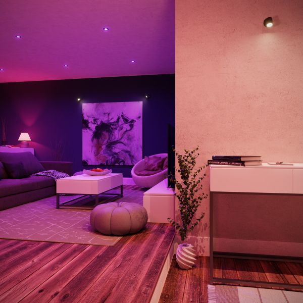 E27 LED RGB Leuchtmittel, A60, warmweiß - kaltweiß (3000 - 6500 K), 9,4 W, 892lm, Smart Home, WLAN, Alexa, matt Hotsell