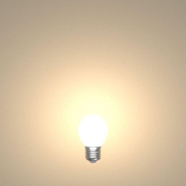 E27 LED Leuchtmittel, G45, warmweiß (2700 K), 4 W, 477lm, gefrostet Blitzverkäufe