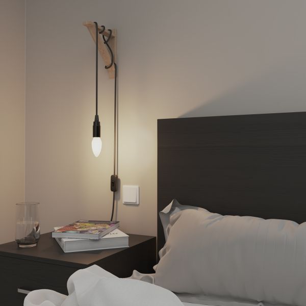 E14 LED Leuchtmittel, Kerze, warmweiß (2700 K), 4,3 W, 424lm, gefrostet Limitierter Zeitrabatt