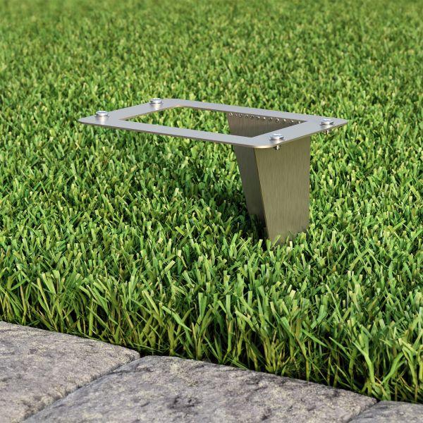 Garten-Erdspieß, für POMI, edelstahl, 18cm, 8 x 11,5cm Discount Store für neue Produkte