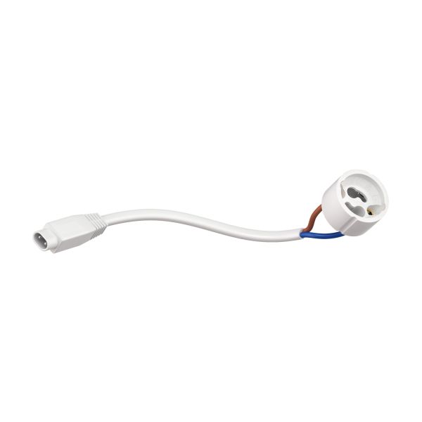 GU10 Fassung DEX SPIDER, Keramik, weiß, 230V AC, max. 100W Begrenzte Freigabe