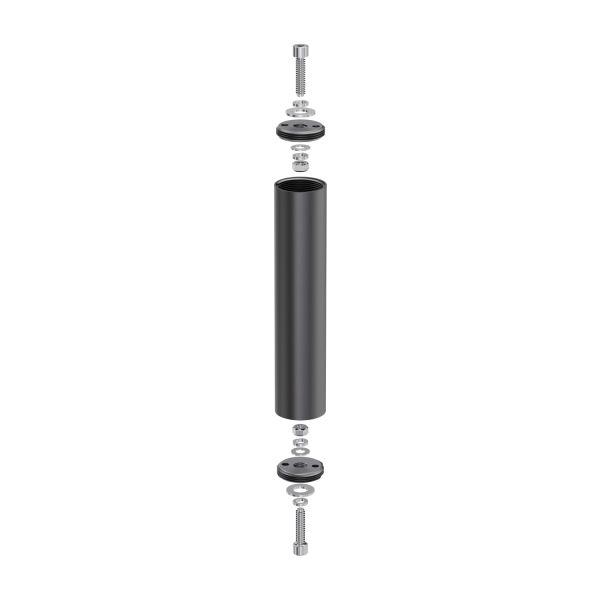 Distanzstück, für Garten-Erdspießleuchten, schwarz, 15cm, 32mm Ø Letzte 3 Tage