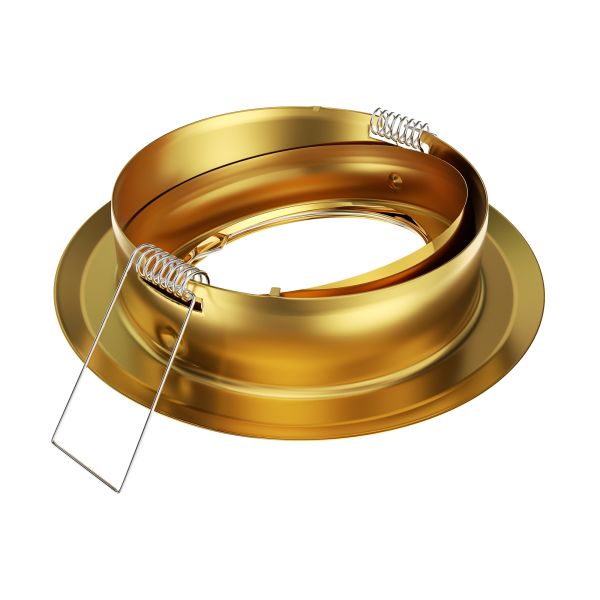 Deckeneinbaurahmen FABI, rund, schwenkbar, gold glänzend Letzte 2 Tage