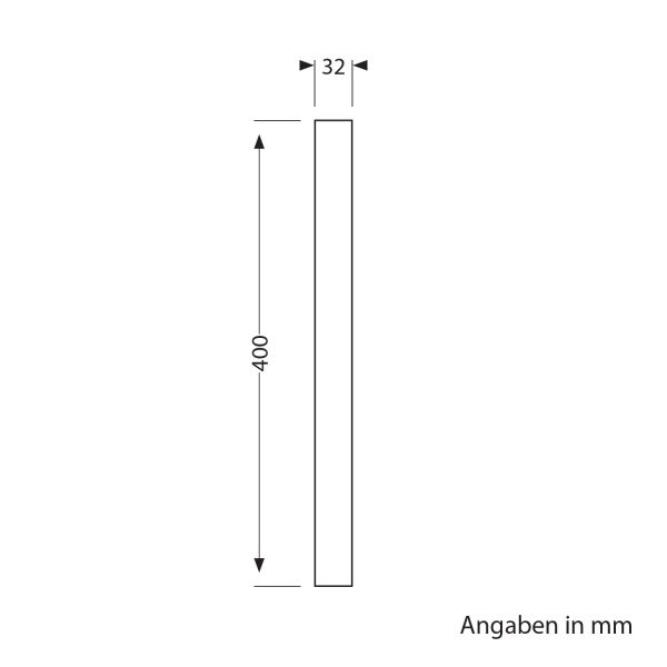 Distanzstück, für Garten-Erdspießleuchten, schwarz, 40cm, 32mm Ø Vierteljährliche Förderung
