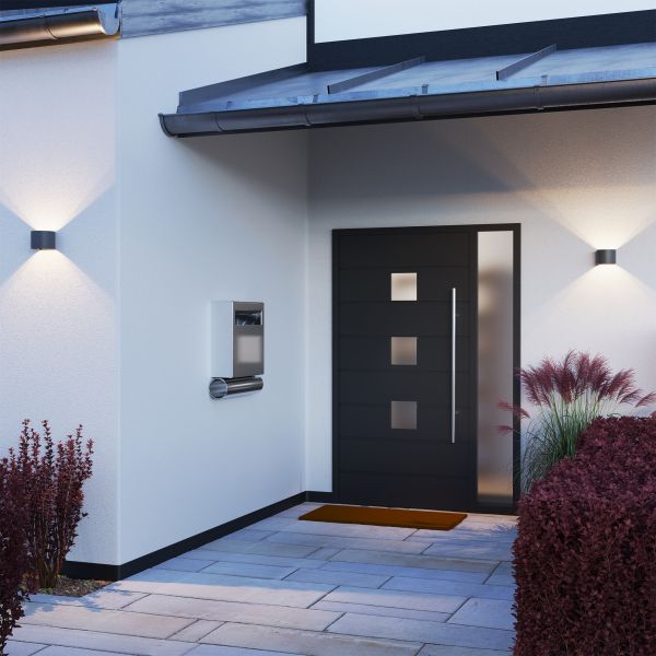 Wandleuchte RUNEL für außen, IP65, G9 Up & Downlight warmweiß (Leuchtmittel, Farbe wählbar) Günstig kaufen