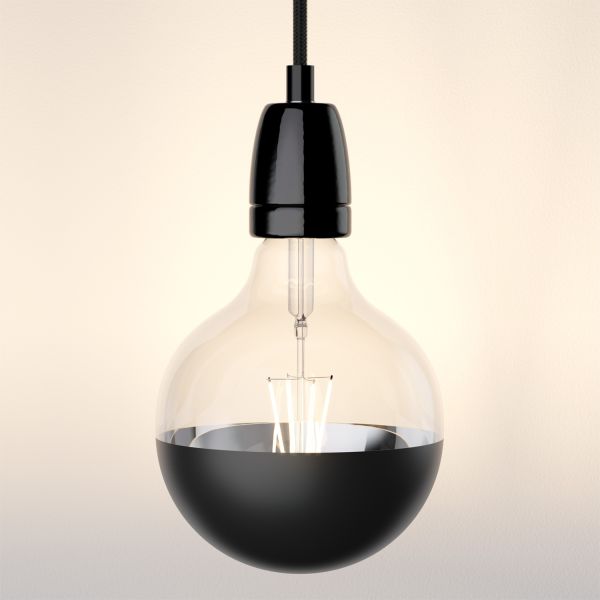 3m Textilkabel LEHA II mit Stecker, Schalter, 3m, Globe Leuchtmittel (Farbe, Leuchtmittel wählbar) Muttertagsangebot