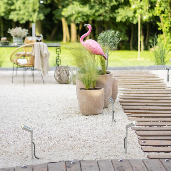 LED Gartenstrahler Spico mit Erdspieß für außen, IP44, 105lm (Farbe, Lichtfarbe, Set Vorschaltgerät wählbar) Clearance-Verkauf