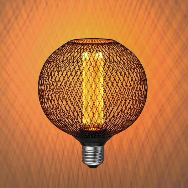 Tischlampe TRIN Lampen-Fassung Triangle Dreieck-Fuß, inkl. E27 LED, G120, extra warmweiß, 4W, 220lm Verkauf