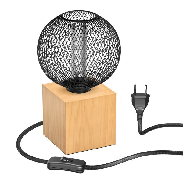 Tischlampe HITO, Holz massiv, eckig, inkl. E27 LED, G120, extra warmweiß, 4W, 220lm Angebote