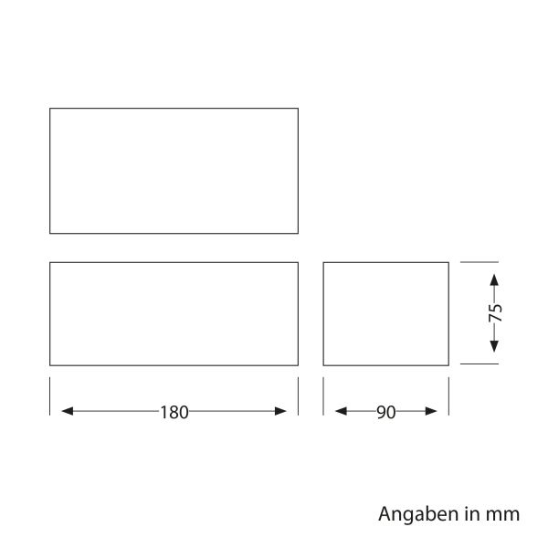 Wandsteckdose WAST für außen, IP44, 2-fach, anthrazit, inkl. LED Downlight, 430lm, warmweiß Valentinstagsangebot