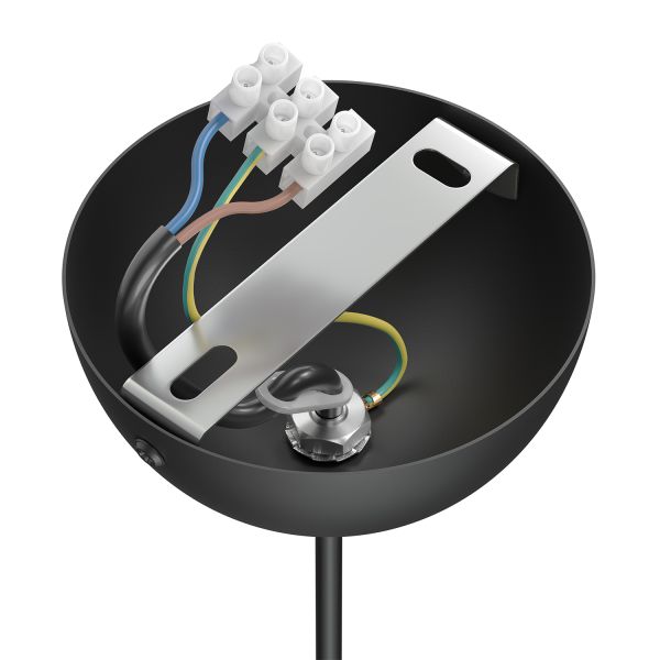 Pendelleuchte / Hängelampe DORI, schwarz matt, inkl. E27 LED, G120, extra warmweiß, 4W, 220lm Tiefpreis
