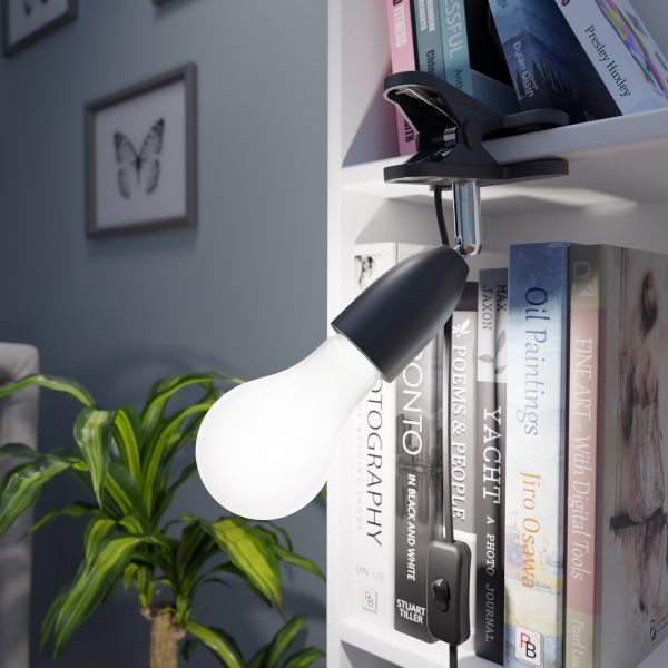 E27 Klemmleuchte LIK, inkl. Smart Home RGBW LED Lampe, 8,89W, 892lm (Farbe wählbar) Rabatte dieses Monats
