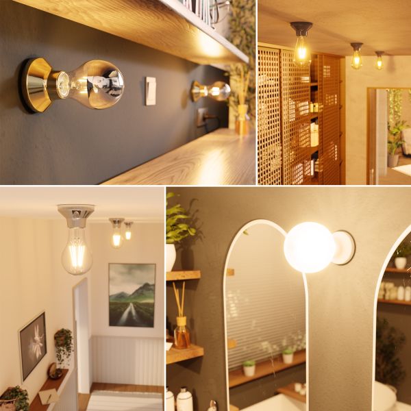 LED Deckenleuchte Elektra Porzellan Smart Home (Farbe, Leuchtmittel wählbar) Verkauf