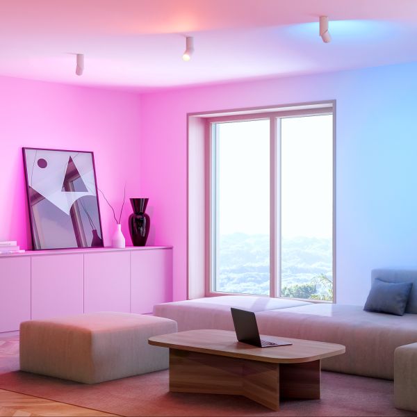 Deckenleuchte DAISI, weiß matt + Smart Home RGBW GU10 LED Lampe 473lm Rabatt