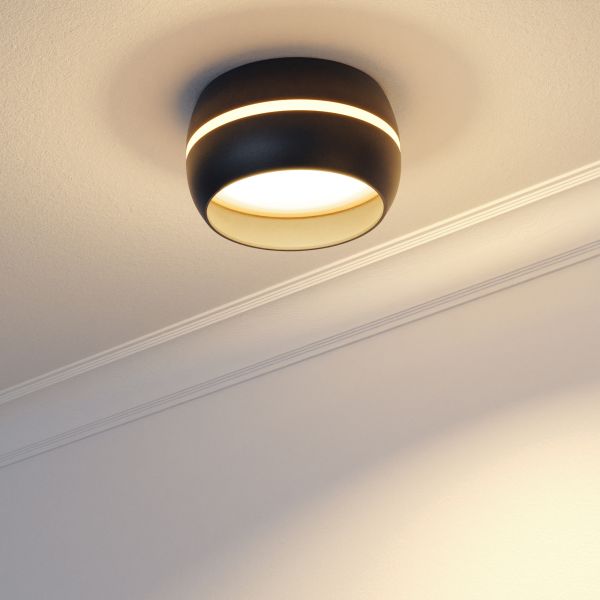 Deckenleuchte / Lampenfassung FUNT, 90mm Ø (Leuchtmittel, Farbe wählbar) Zeitlich begrenztes Angebot