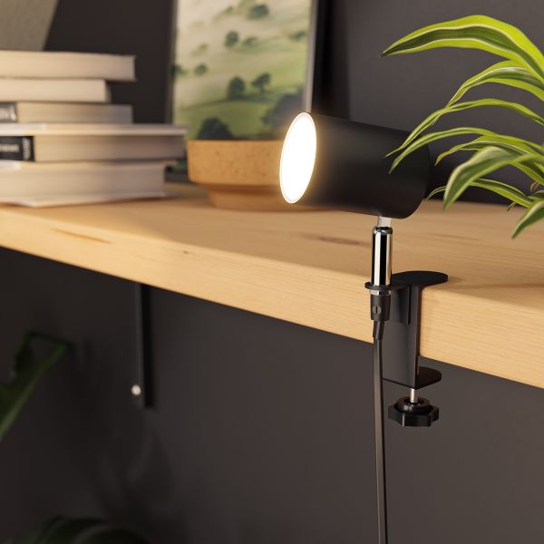 Klemmleuchte WAIKA, Schalter, GU10 (Leuchtmittel, Farbe wählbar) im Angebot