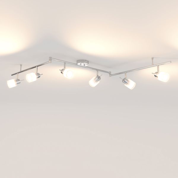 Deckenleuchte MIRAS, 6-flammig, für GU10 Lampe (Leuchtmittel wählbar) Fabrikverkauf