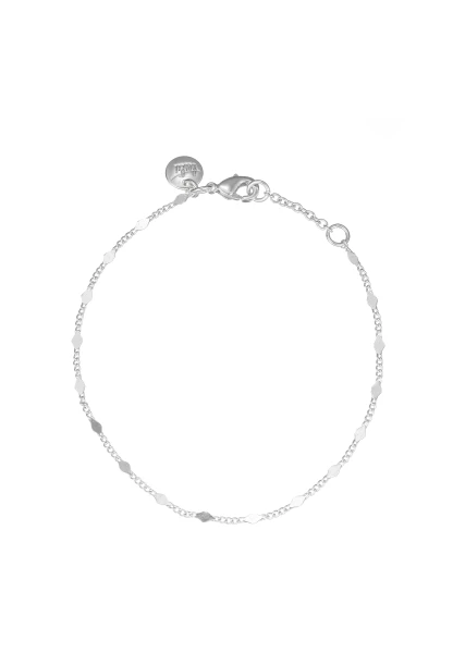 Leslii Glieder-Armband Set Recycled versilbert Günstiger Verkauf