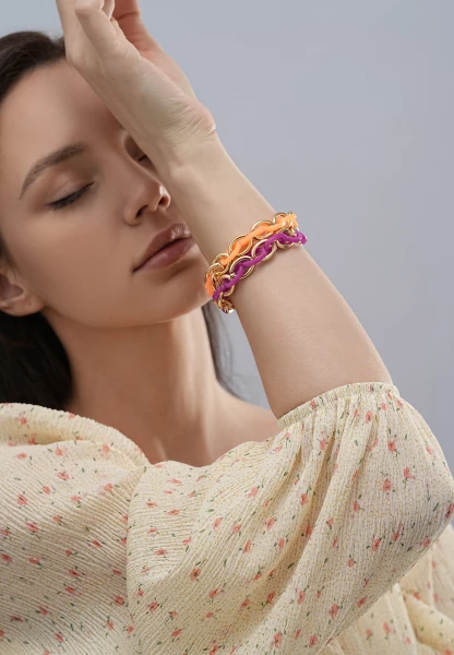 Leslii Stretch Glieder Armband Lila Letzte 3 Tage
