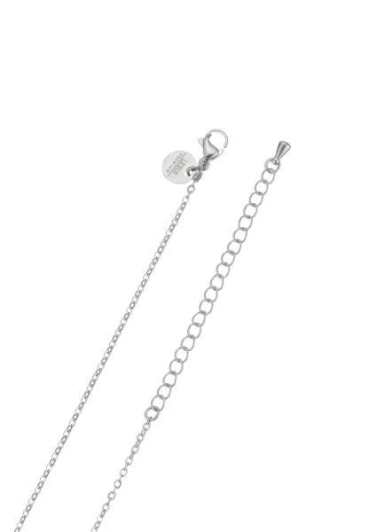 Leslii Lange Kette Blatt Edelstahl Silber Online Shopping