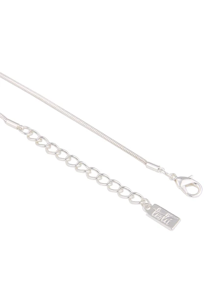 Leslii Kurze Halskette Bicolor Collier Silber Gold Preisnachlass