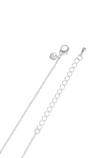Leslii Lange Halskette Perlen Oval in Silber Muttertagsangebot
