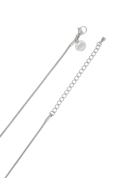 Leslii Lange Kette Ringe Edelstahl Silber Online Outlet