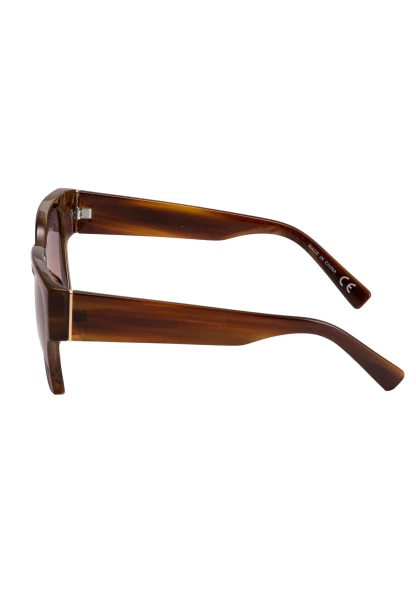 Leslii Sonnenbrille Retro Look Damen Sunglasses Designerbrille in Braun Bis zu 50% Rabatt