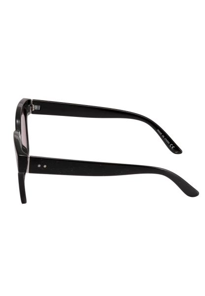 Leslii Sonnenbrille Big Retro Damen Sunglasses Designerbrille in Schwarz Bis zu 60% Rabatt