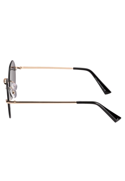 Leslii Sonnenbrille rahmenlose Damen Sunglasses Designerbrille rhimless in Gold Bis zu 65% Rabatt