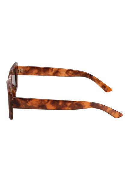Leslii Sonnenbrille 90ies eckige Brille Damen Sunglasses Designerbrille in Braun Bis zu 55% Rabatt