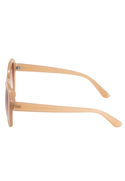 Leslii Sonnenbrille Retro Look Damen Sunglasses Designerbrille in Beige Discount Store für neue Produkte