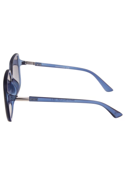 Leslii Sonnenbrille Damen Square eckig blaue Designerbrille Sunglasses Kunststoff Metall Blau Riesige Rabatte