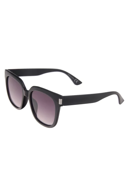 Leslii Sonnenbrille Damen Statement schwarze Designerbrille Sunglasses Kunststoff Schwarz Clearance-Verkauf