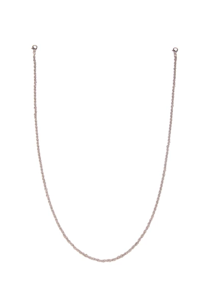 Leslii Brillenkette Twisted in Silber im Angebot