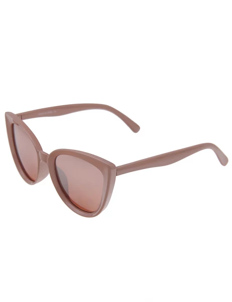 Leslii Sonnenbrille Cateye Damen Sunglasses Designerbrille in Altrosa Fabrikverkauf