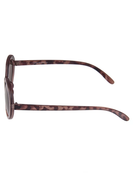 Leslii Sonnenbrille Retro Horn-Look Damen Sunglasses Designerbrille in Braun Blitzverkäufe
