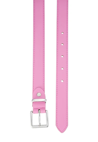 Leslii schmaler Gürtel Leder/PU | Pink Rabatt