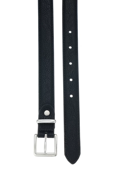 Leslii schmaler Gürtel Leder/PU | Schwarz Begrenztes Angebot