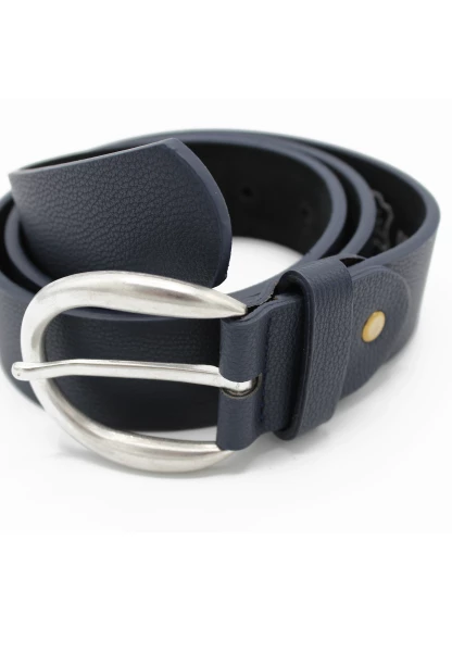 Leslii Damen-Gürtel Basic Silber Blau Exklusivangebot